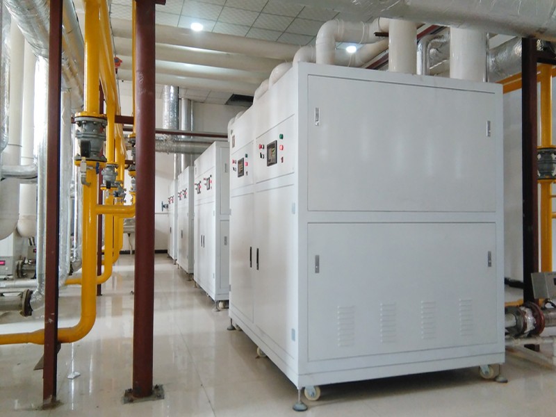 全預混冷凝低氮模塊鍋爐安裝案例